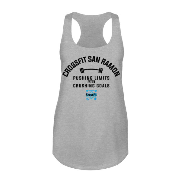 PUSHING LIMITS - WOMEN'S FITTED TANK - $RF9PSL$ Thumbnail