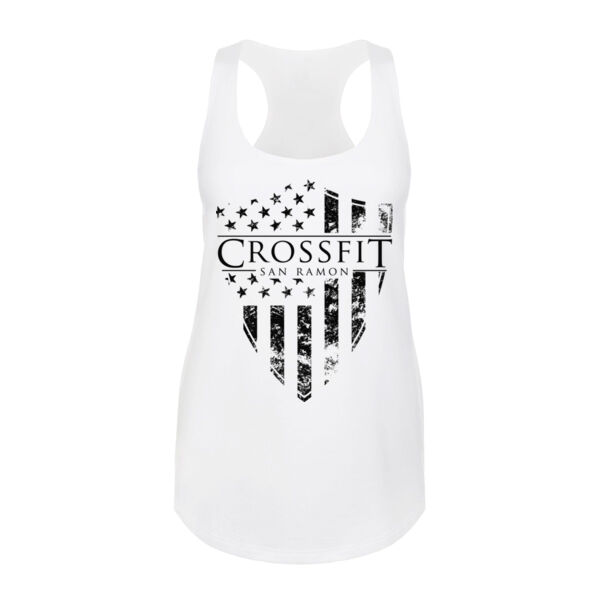 SHIELD FLAG - WOMEN'S FITTED TANK - $JD7WXC$ Thumbnail