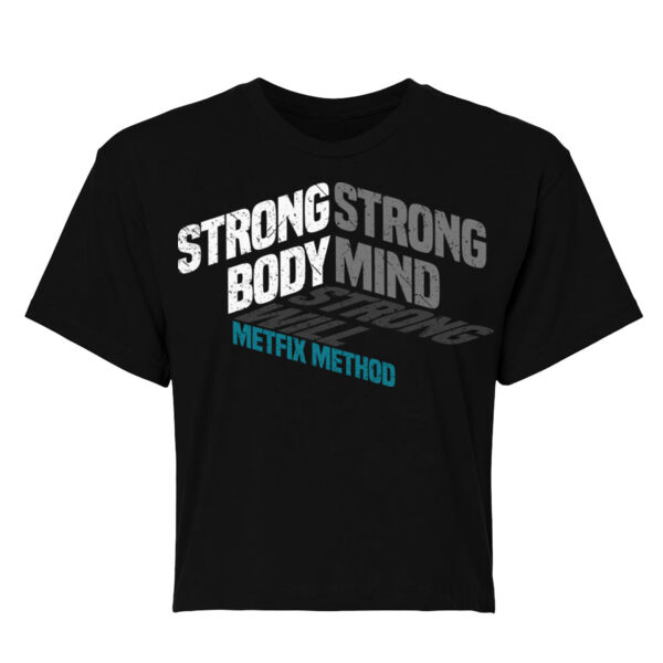 STRONG WILL - WOMEN'S CROP T-SHIRT - $GVKPZA$ Thumbnail