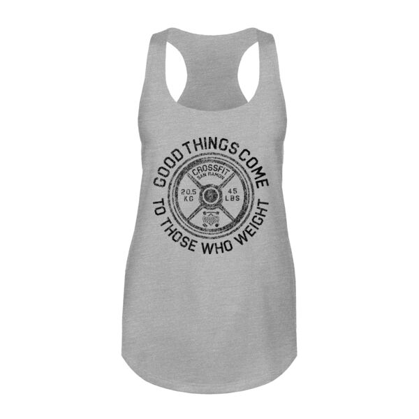 THOSE WHO WEIGHT - WOMEN'S FITTED TANK TOP Thumbnail