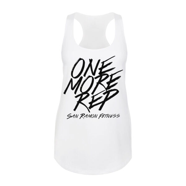 ONE MORE REP BRUSH - WOMEN'S FITTED TANK TOP Thumbnail